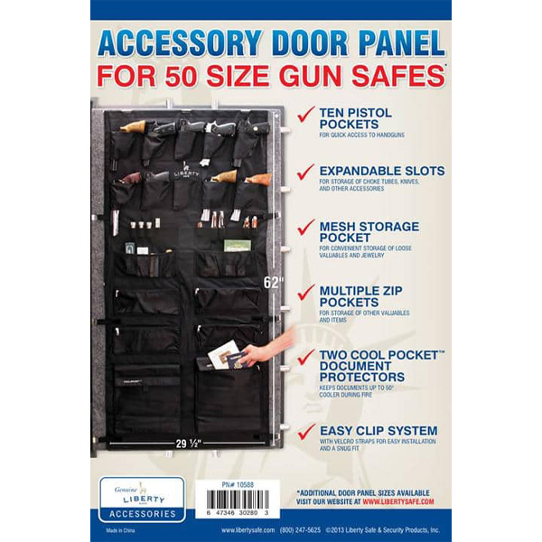 Liberty Safe Accessory Door Panel 50 Size (29 1/2 x 62) for 72 Inch Tall Safes
