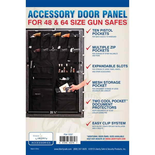 Liberty Safe Accessory Door Panel Fatboy Jr 48 Size (28 3/4 x 48 1/4) or older Fatboy 64 safes without a door panel