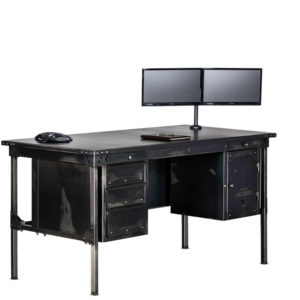 Rhino Ironworks Executive Desk IWD4284 Desk Package