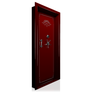 Champion Vault Door Series CI38 Cherry With Silver Logo Chrome Accessory Finish And Dial