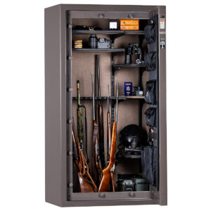 Rhino Metals Gun Safe Kodiak Series KGX5933B Open Gloss Brown