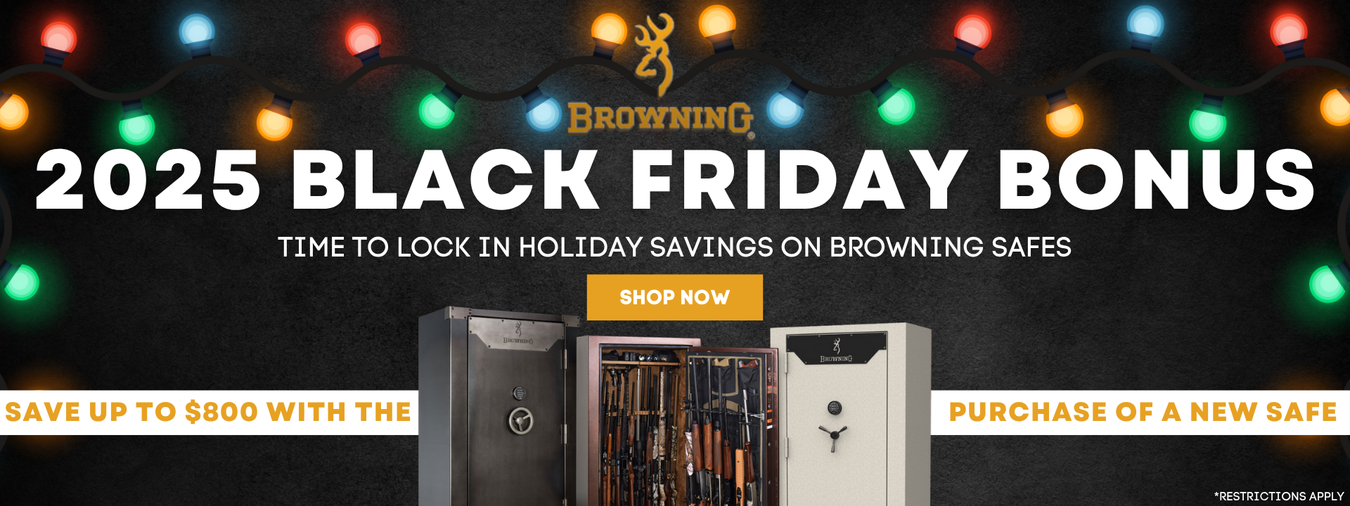 a group of guns in a safe